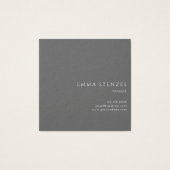 Sketting Floral Design Square Visitekaartje (Achterkant)