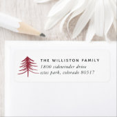 Sketting Pine Holiday Return Label (Insitu)
