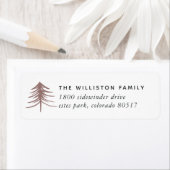 Sketting Pine Holiday Return Label (Insitu)