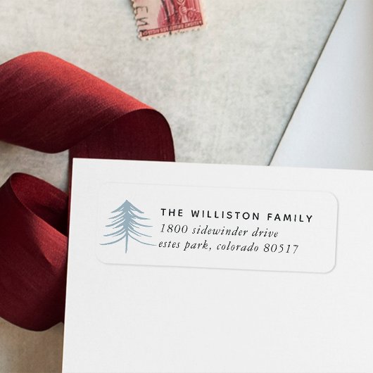 Sketting Pine Holiday Return Label