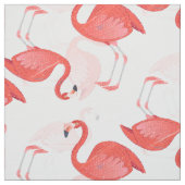 Sketting Scribged Tropical Pink Flamingos Pattern Stof (Swatch)