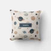 Skettingpatroon voor zonnesysteem kussen (Voorkant)