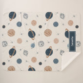 Skettingpatroon voor zonnesysteem sherpa deken (Voorkant (horizontaal))