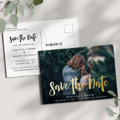 Skettingscript | Foto Wedding Save the Date Folie Uitnodiging Briefkaart
