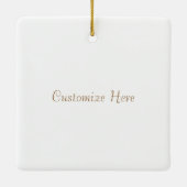 Skewbald Overo Paint Horse Pony Memorial Keramisch Ornament (Achterkant)