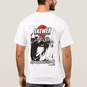 Skewer Manga White T-shirt (Achterkant)