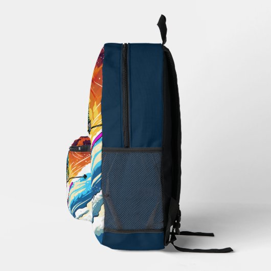 Ski Actie Bedrukte Rugzak (Rechts)