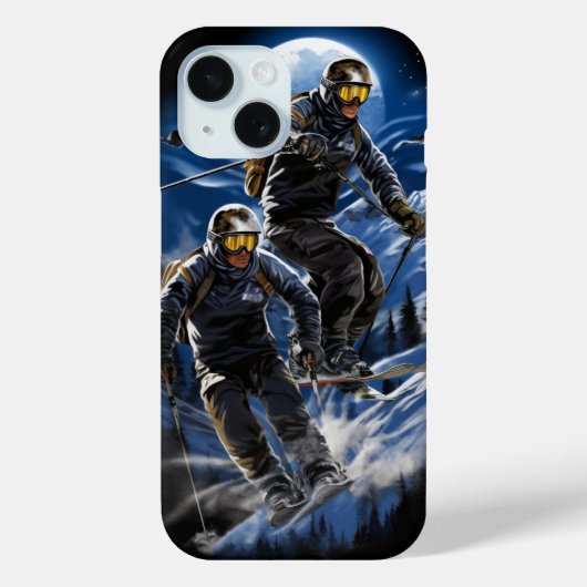 Ski Actie Case-Mate iPhone Case (Achterkant)