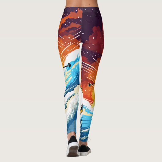 Ski Actie Leggings (Achterkant)