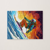 Ski Actie Legpuzzel (Horizontaal)
