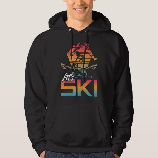 Ski Activity Sport Skiing Travel Hoodie (Voorkant)