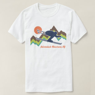 Ski Adirondack Mountains NY T-shirt
