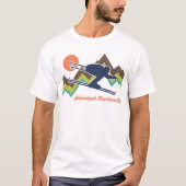 Ski Adirondack Mountains NY T-shirt (Voorkant)