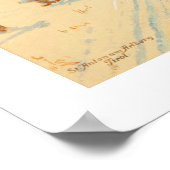  ski-afbeelding, cross-country skiën poster (Hoek)