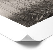 ski-afbeelding, is het veilig? poster (Hoek)