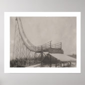 ski-afbeelding, is het veilig? poster (Voorkant)