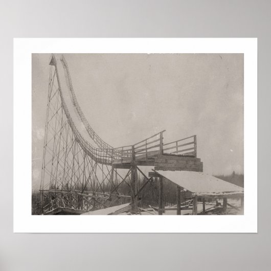 ski-afbeelding, is het veilig? poster (Voorkant)