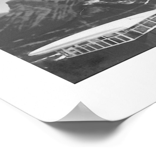  ski-afbeelding, laatste race voor de afwerking poster (Hoek)