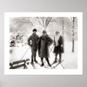  ski-afbeelding, Mode op de piste Poster (Voorkant)