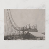  ski-afbeelding, Ski-springveiligheid! Briefkaart (Voorkant)