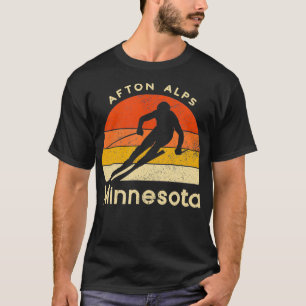  ski Afton Alpen Minnesota Mountain T-shirt