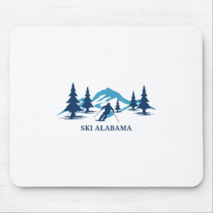 Ski Alabama Ski Resort Skiën Skier _1 Muismat