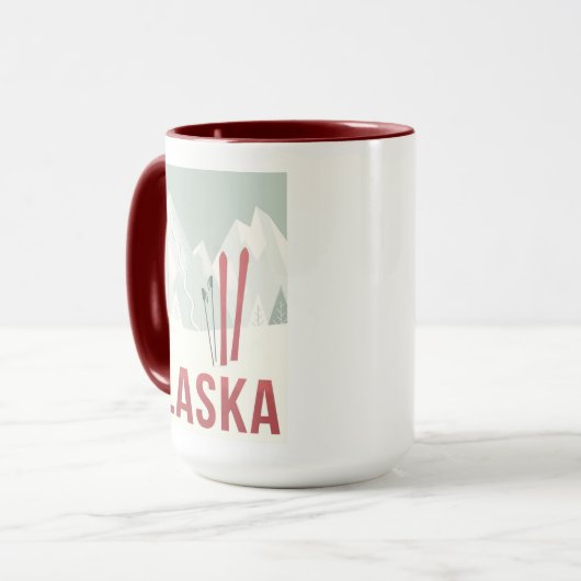 Ski Alaska Mok (Voorkant links)