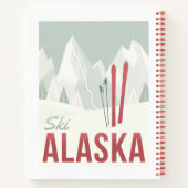 Ski Alaska Notitieboek (Achterkant)
