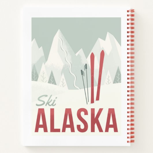 Ski Alaska Notitieboek (Achterkant)