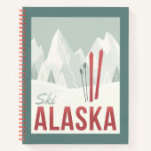 Ski Alaska Notitieboek (Voorkant)