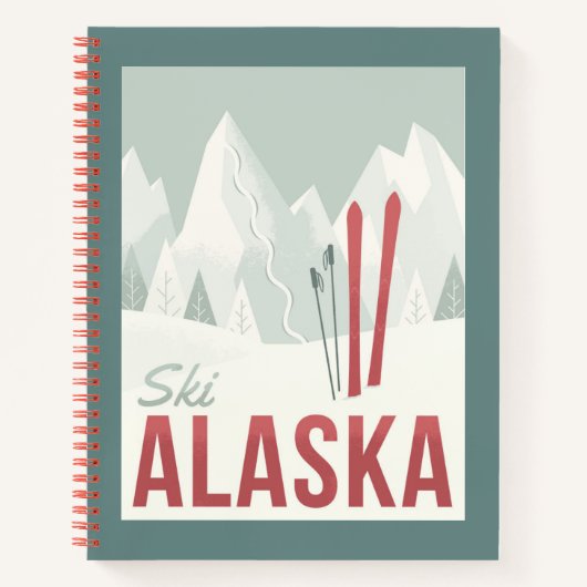 Ski Alaska Notitieboek (Voorkant)