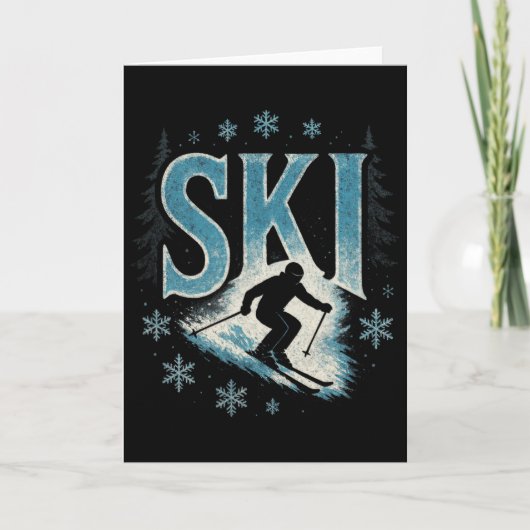 Ski - Alpine Downhill Racing Freestyle Kaart (Voorkant)