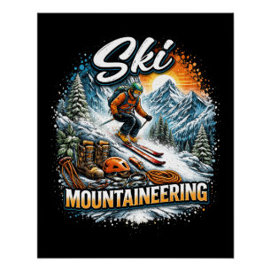 Ski-alpinisme Perfect Poster