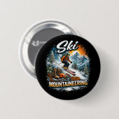 Ski-alpinisme Ronde Button 5,7 Cm (Voorkant /achterkant)