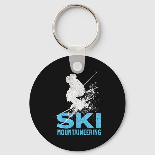 Ski-alpinisme  sleutelhanger (Voorkant)