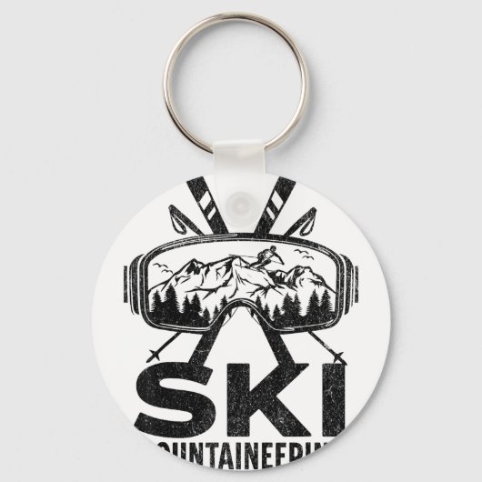 Ski-alpinisme sleutelhanger (Voorkant)