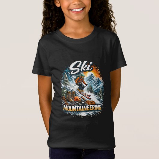 Ski-alpinisme T-shirt (Voorkant)