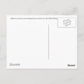 ski als een meisje briefkaart (Achterkant)