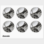 ski-ambachten  ronde sticker (Vel)