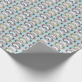 Ski and Snowboard Goggles Gift Wrap Cadeaupapier (Hoek)