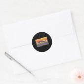 Ski Apache New Mexico Ronde Sticker (Envelop)