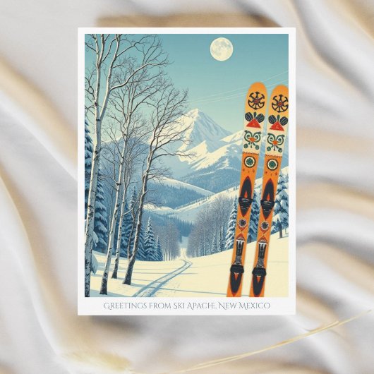 Ski Apache New Mexico Sierra Blanca USA Briefkaart