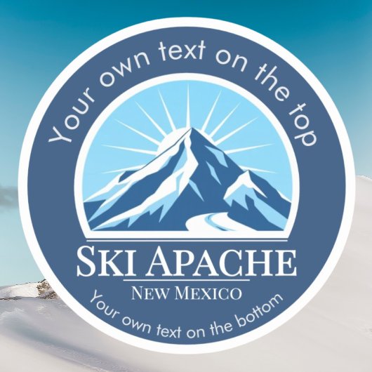 Ski Apache New Mexico skigebied Sticker