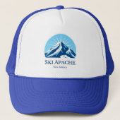 Ski Apache New Mexico skioord vakantie Hoed Trucker Pet (Voorkant)