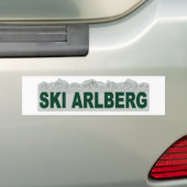Ski Arlberg Bumpersticker (Op auto)