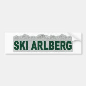 Ski Arlberg Bumpersticker (Voorkant)