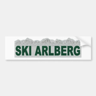 Ski Arlberg Bumpersticker