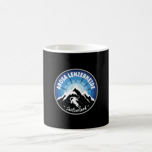 Ski Arosa Lenzerheide Zwitserland Blue Koffiemok