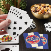 Ski Aspen Blue & Red Playing Cards Pokerkaarten (Insitu)
