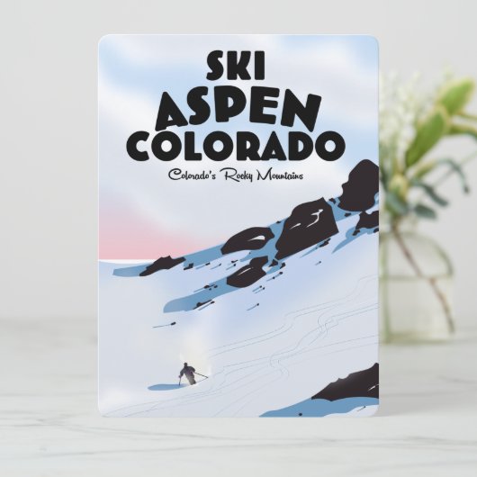 Ski Aspen Colorado (Staand voorkant)